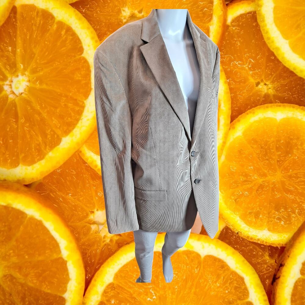 Lauren by Ralph Lauren Men's Rustic Tan Stretch Corduroy Sport Coat Size 44R